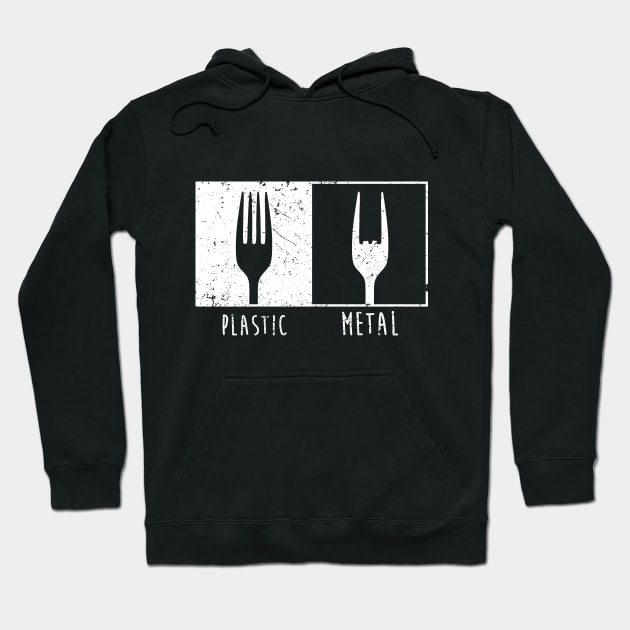 Metal Fork Hoodie by ManuelDA